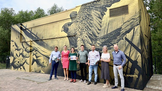 gouden kunstwerken Silo Art